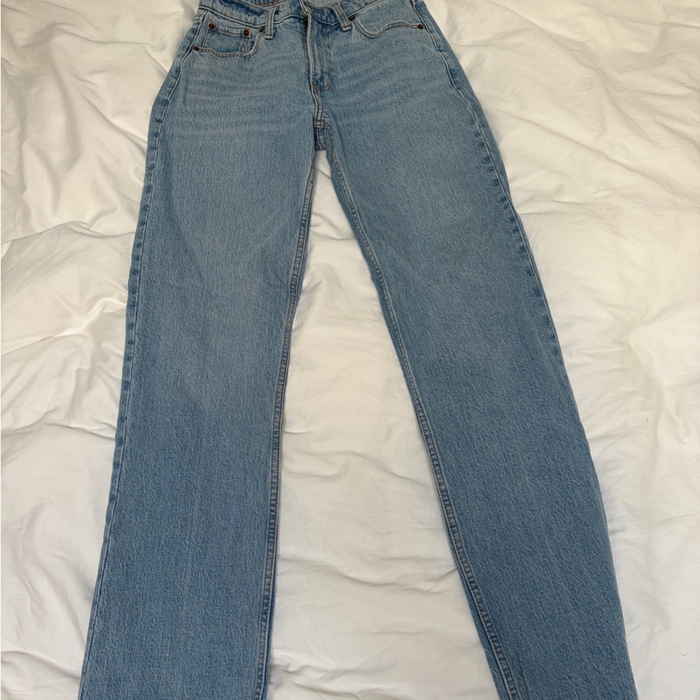 Abercrombie baggy low rise curve love Jean long - Picture 2 of 4